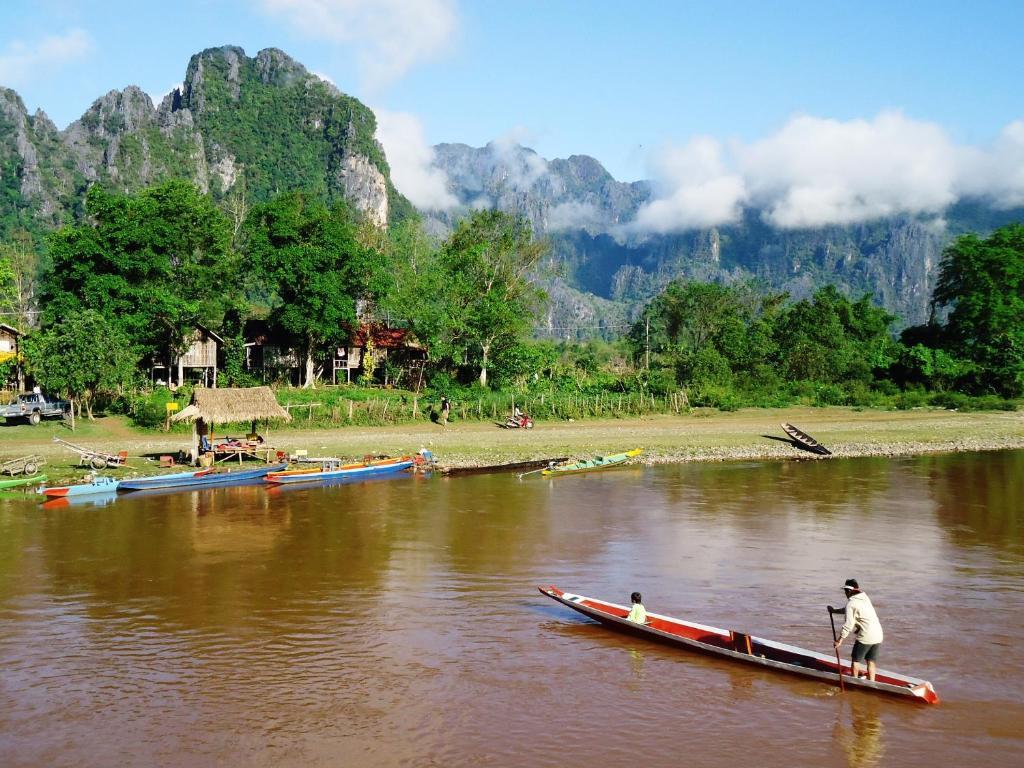 Villa Nam Song Vang Vieng Exterior foto