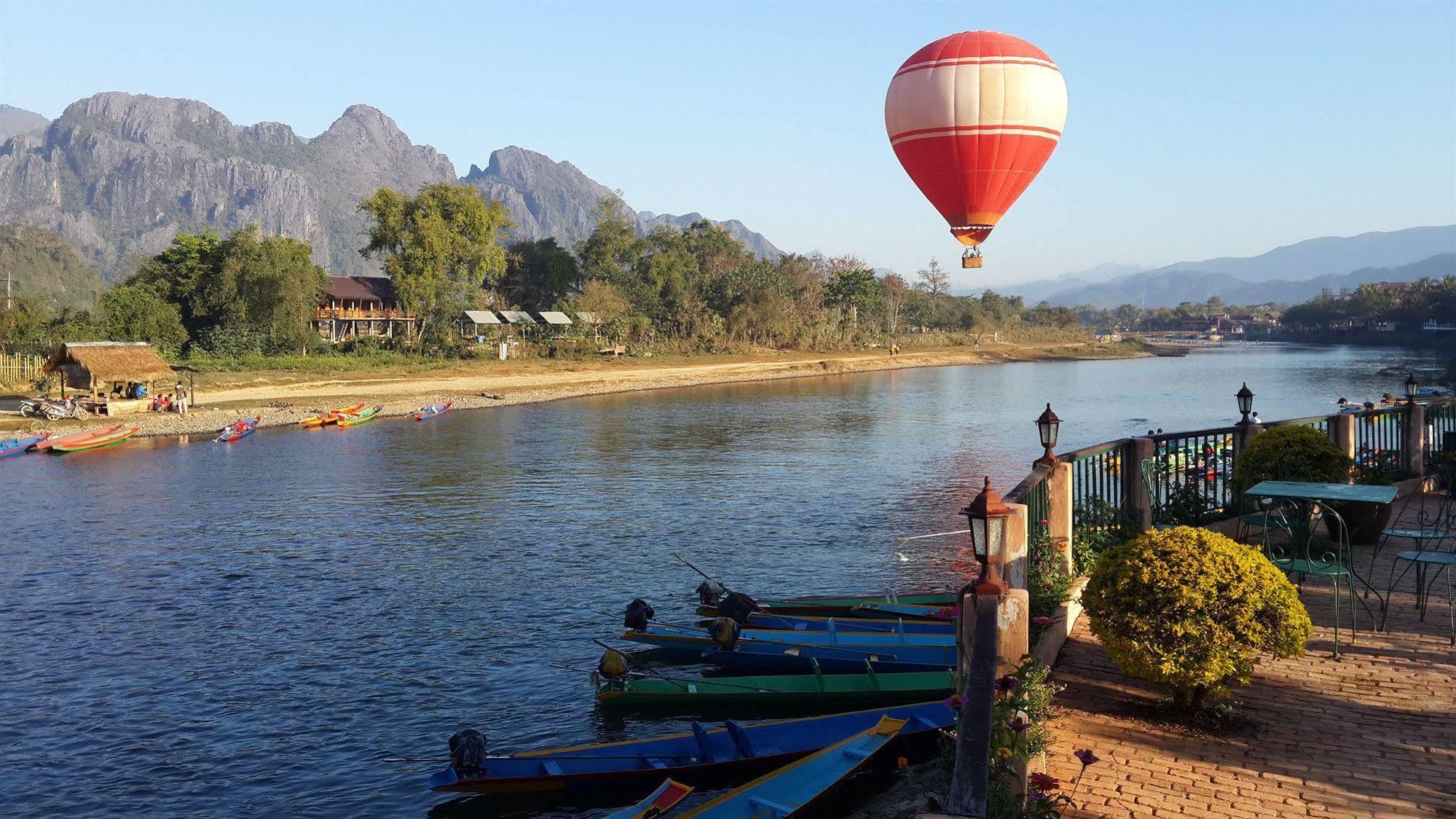 Villa Nam Song Vang Vieng Exterior foto